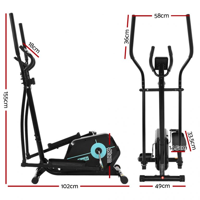 everfit exercise bike elliptical cross trainer