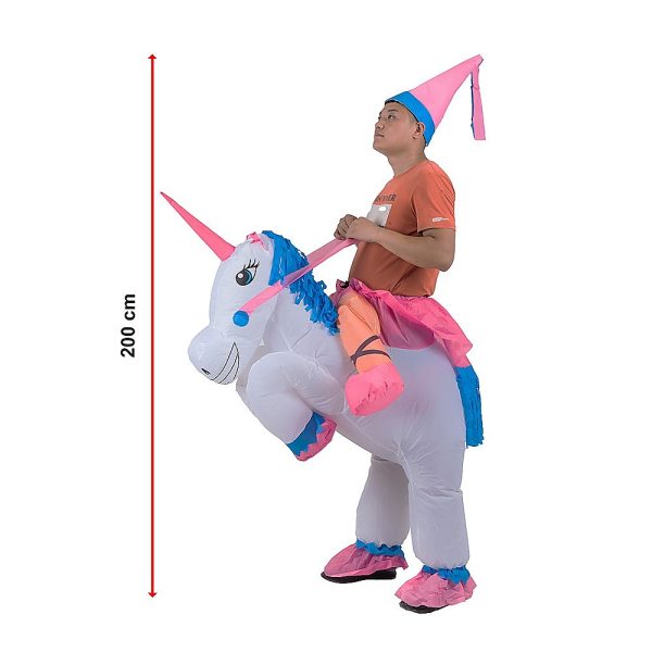 UNICORN Fancy Dress Inflatable Suit -Fan Operated Costume - Image 7